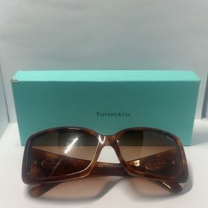 TIFFANY & CO. 4006G - 80303B  TORTOISE FRAME & TEMPLES CLEAR LENSES OEM NEW AUTH